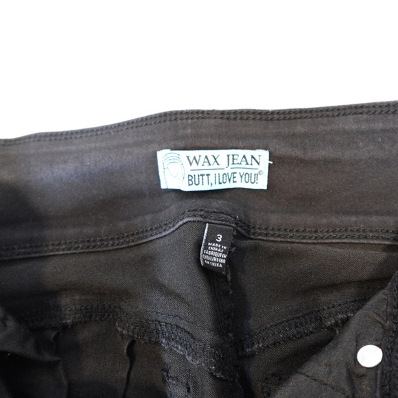 Wax Jean “Butt, I Love You” Black High Rise Skinny Jeans Women’s Size 3 - Picture 3 of 5
